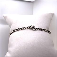 James Avery Sterling Silver Twisted Hook-On Bracelet